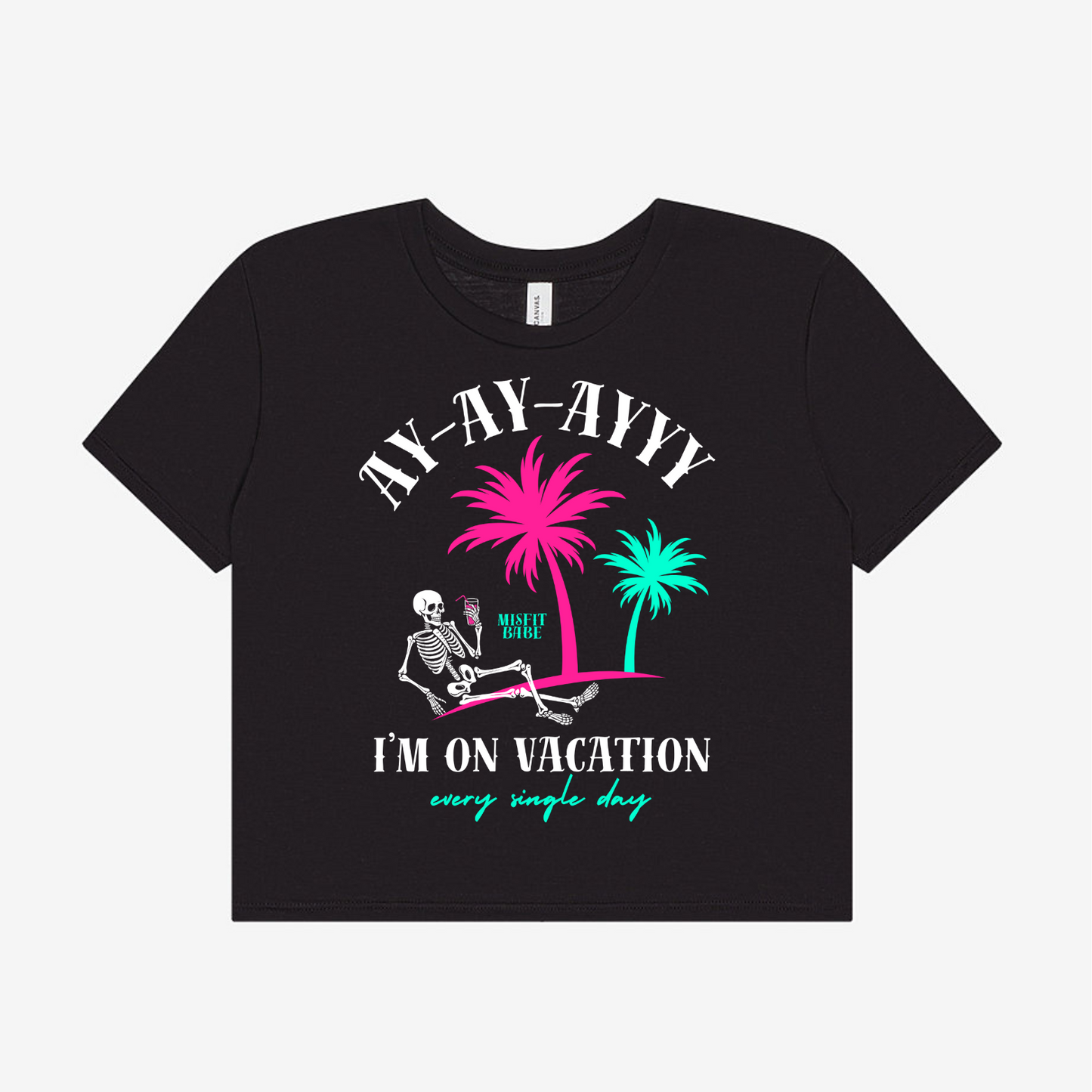 VACATION CROP TEE