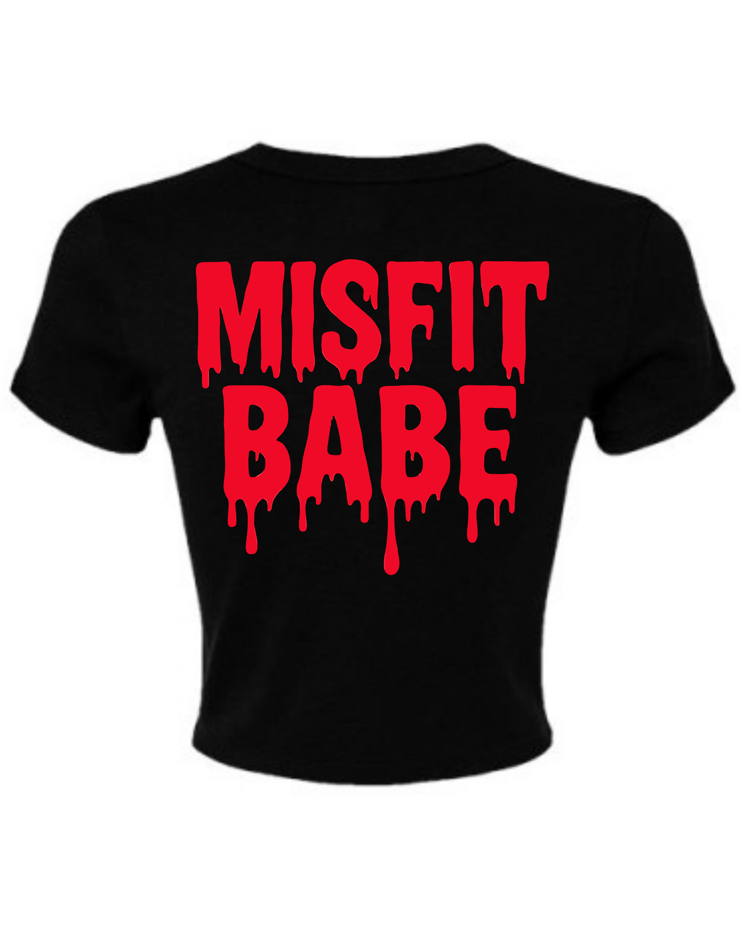 DRIP LOGO FITTED CROP TEE *LARGE ONLY*