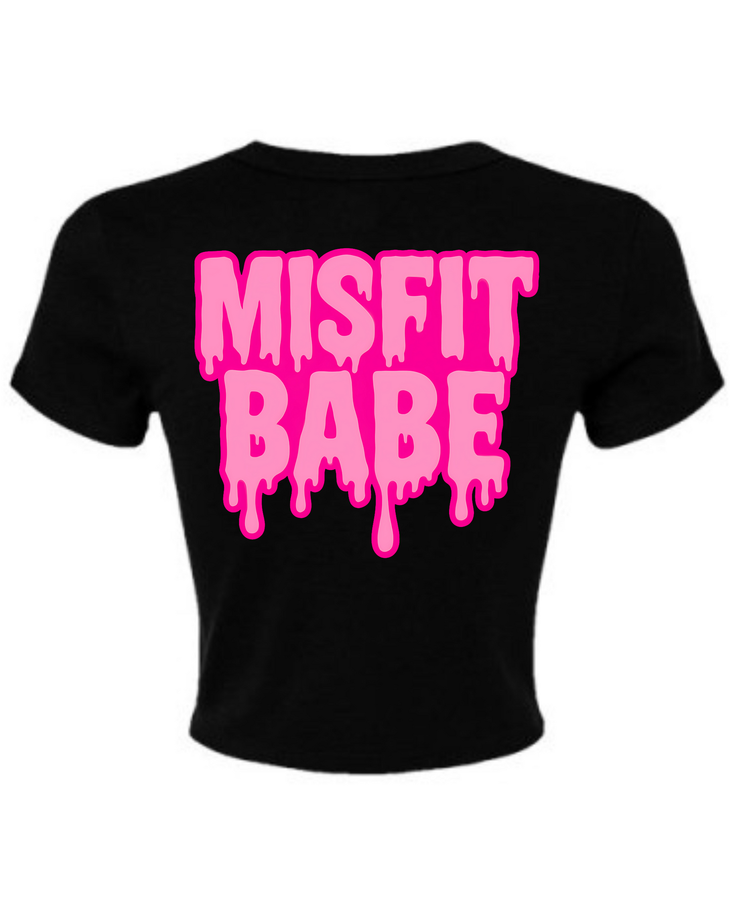 DRIP LOGO FITTED CROP TEE *LARGE ONLY*