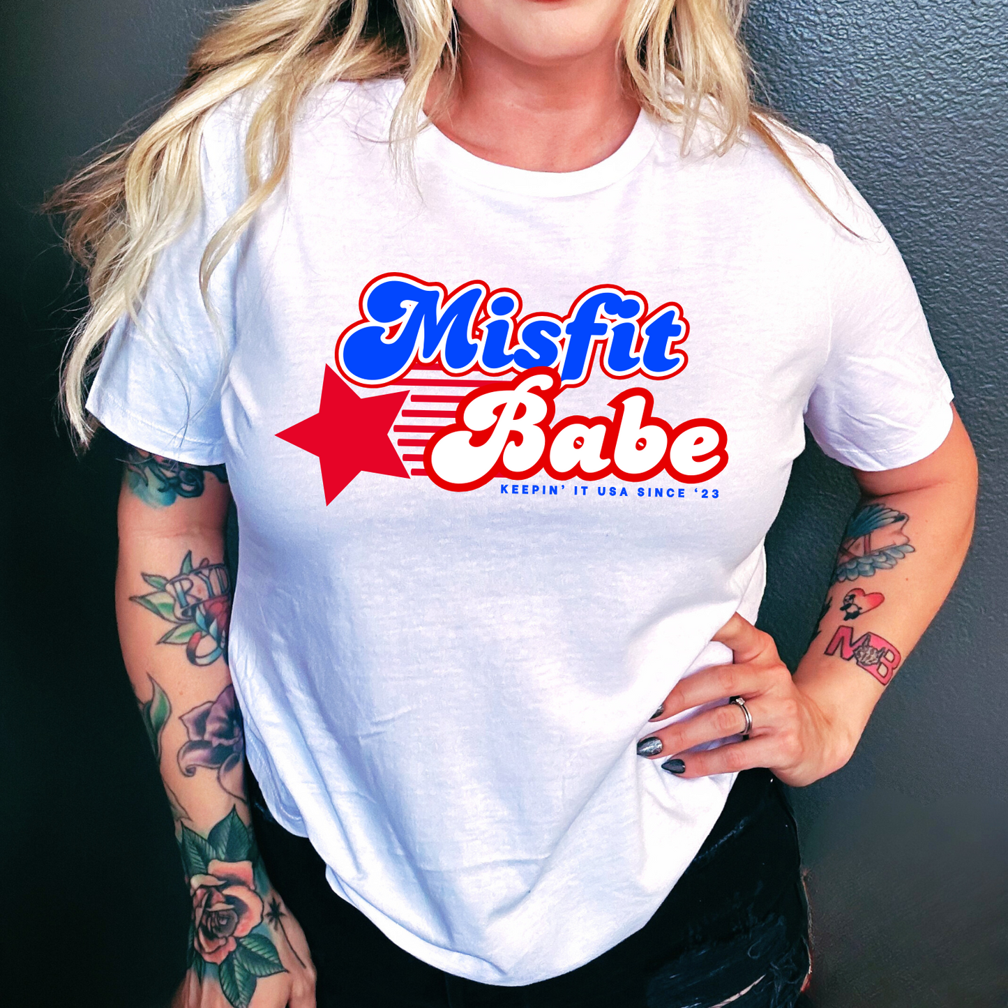 SHOOTING STAR RELAXED TEE (2 COLORS)