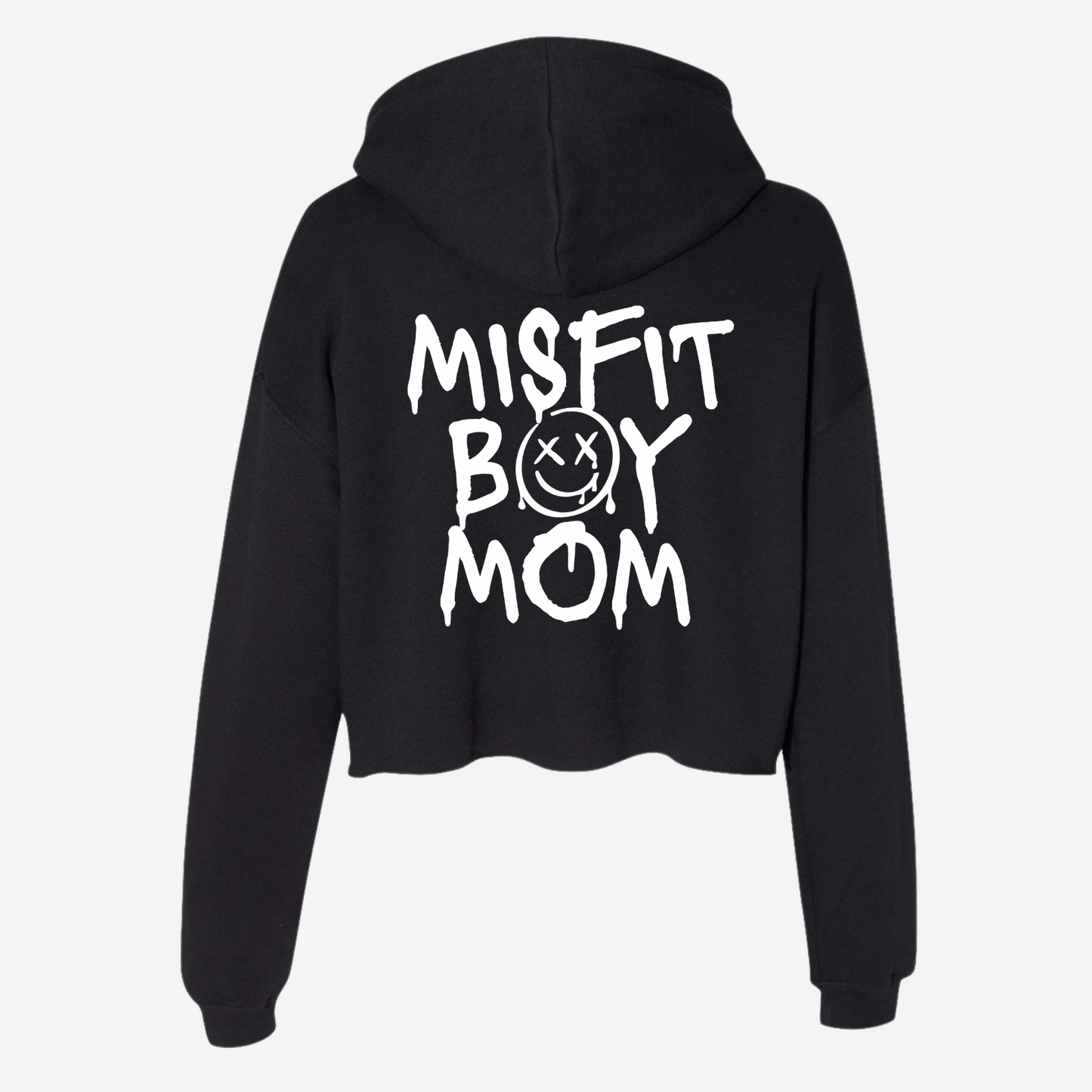 MISFIT BOY MOM CROP HOODIE