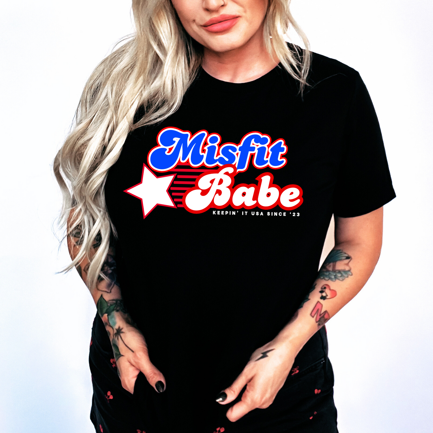 SHOOTING STAR RELAXED TEE (2 COLORS)