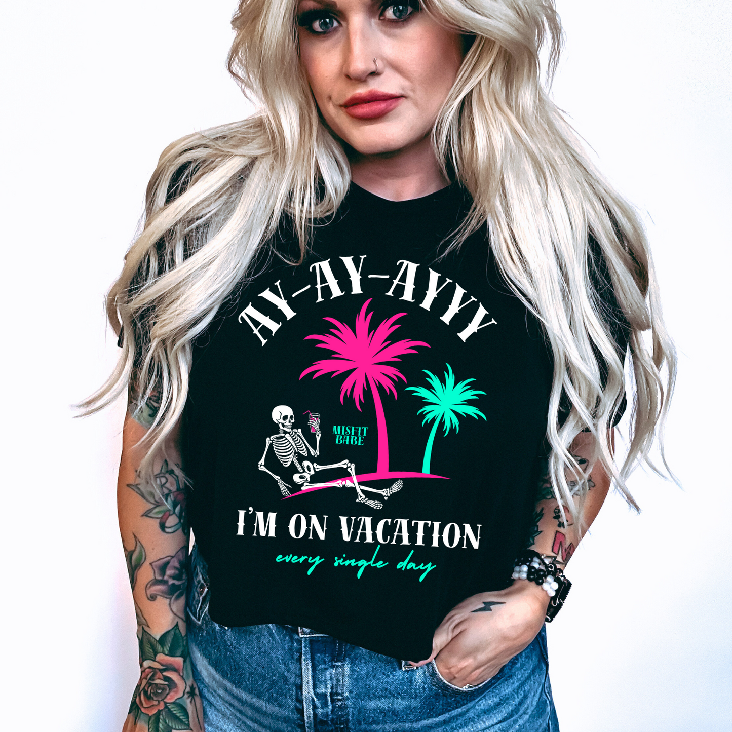 VACATION CROP TEE
