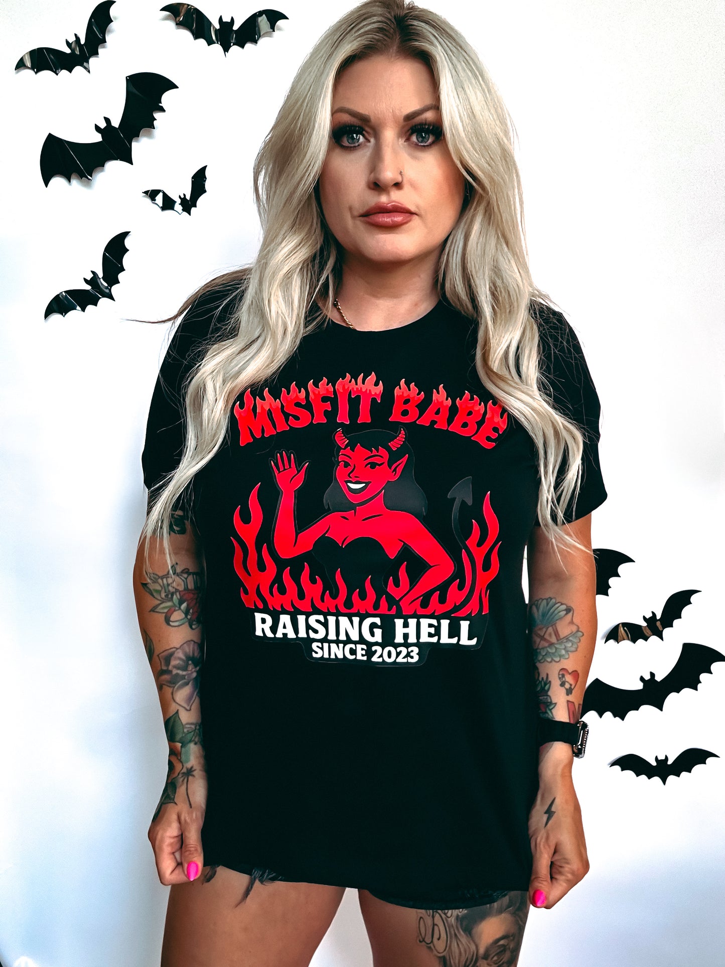 RAISING HELL RELAXED TEE *L & XL ONLY*