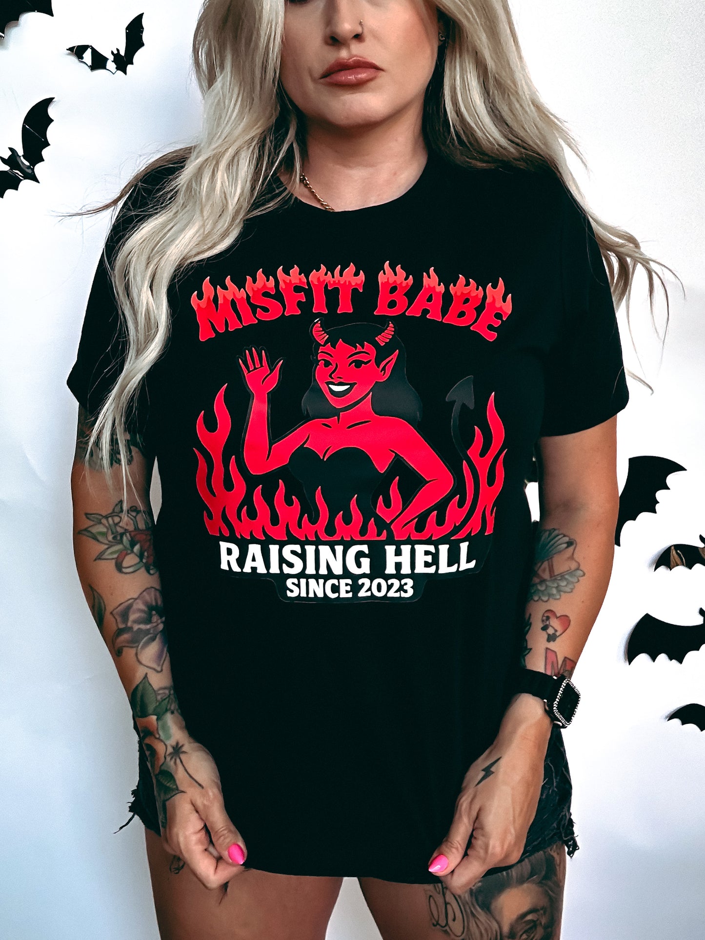 RAISING HELL RELAXED TEE *L & XL ONLY*