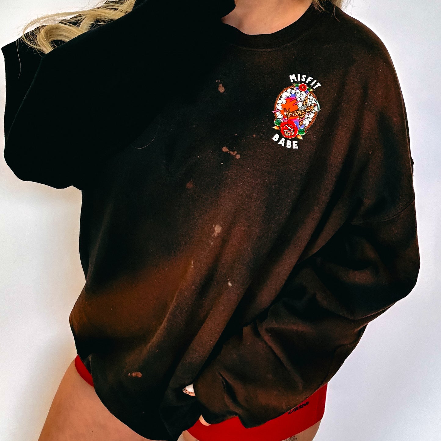 FLY SOLO BLEACH CREWNECK *2X ONLY*