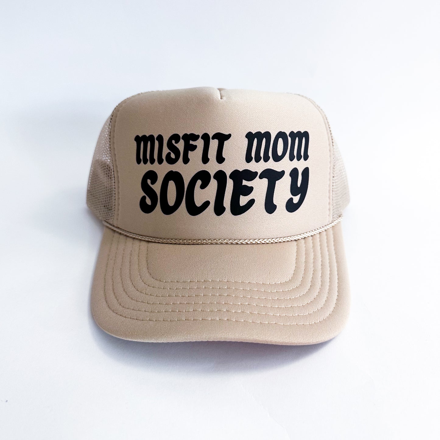 MISFIT MOM SOCIETY HAT - TAN