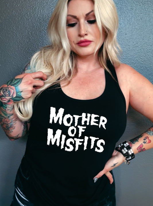 MOTHER OF MISFITS RACERBACK TANK
