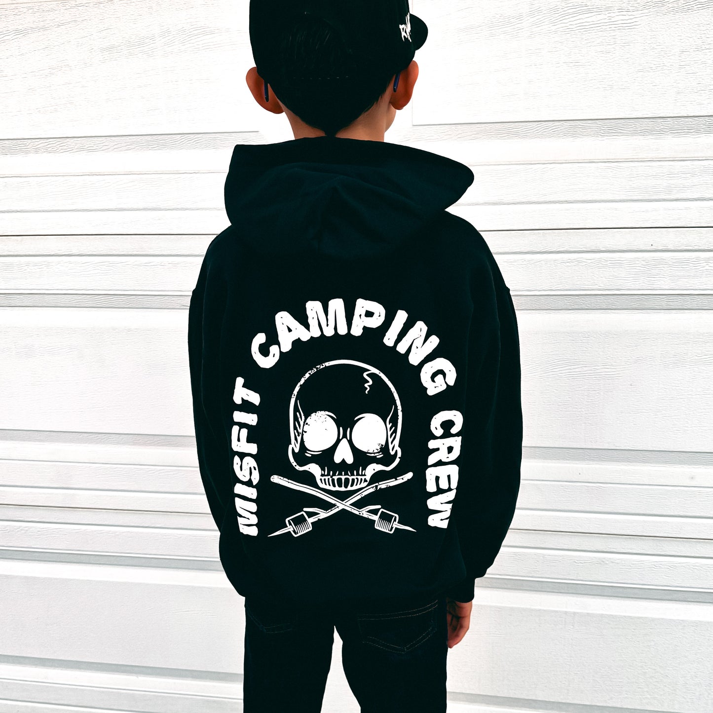 KIDS MISFIT CAMPING CREW PULL OVER HOODIE