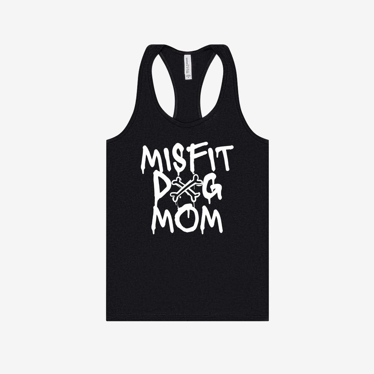 MISFIT DOG MOM RACERBACK TANK