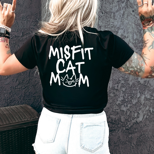 MISFIT CAT MOM TEE (2 Styles)