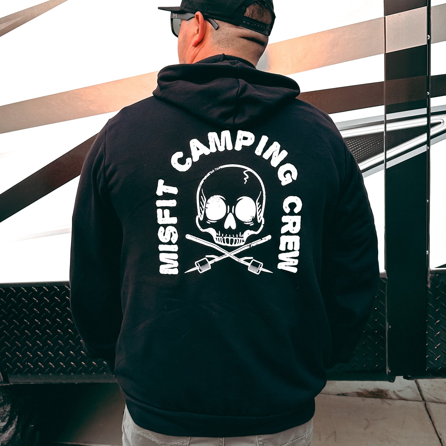 MISFIT CAMPING CREW ZIP UP HOODIE