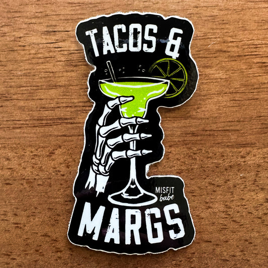 TACOS & MARGS Sticker