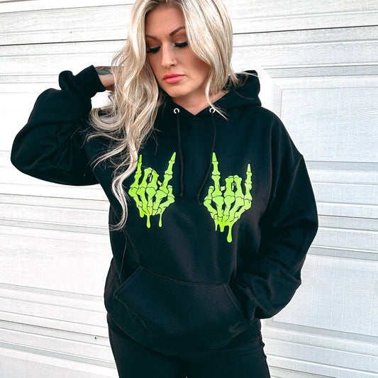 *GLOW IN THE DARK* MB LOGO DRIP PULLOVER HOODIE