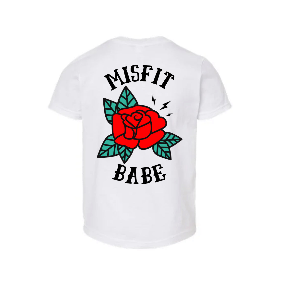 LIL' MISFIT BABE ROSE TEE (Multiple Colors)