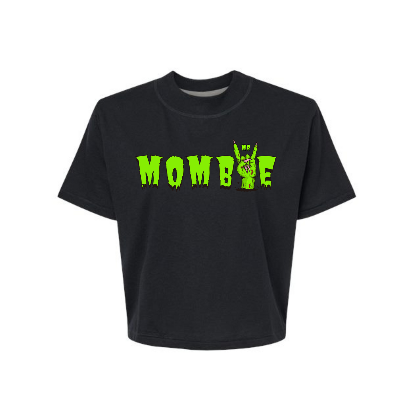 *GLOW IN THE DARK* MOMBIE BOXY CROP TEE