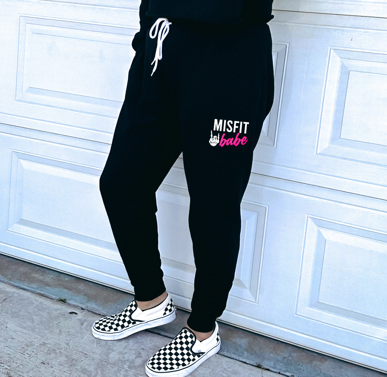 MB LOGO BLACK JOGGERS