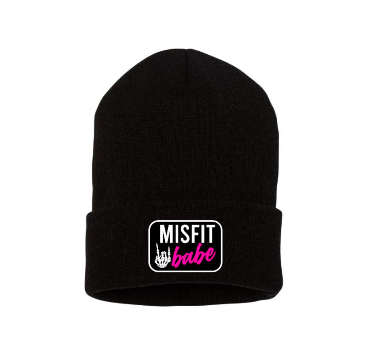 MB LOGO BLACK BEANIE