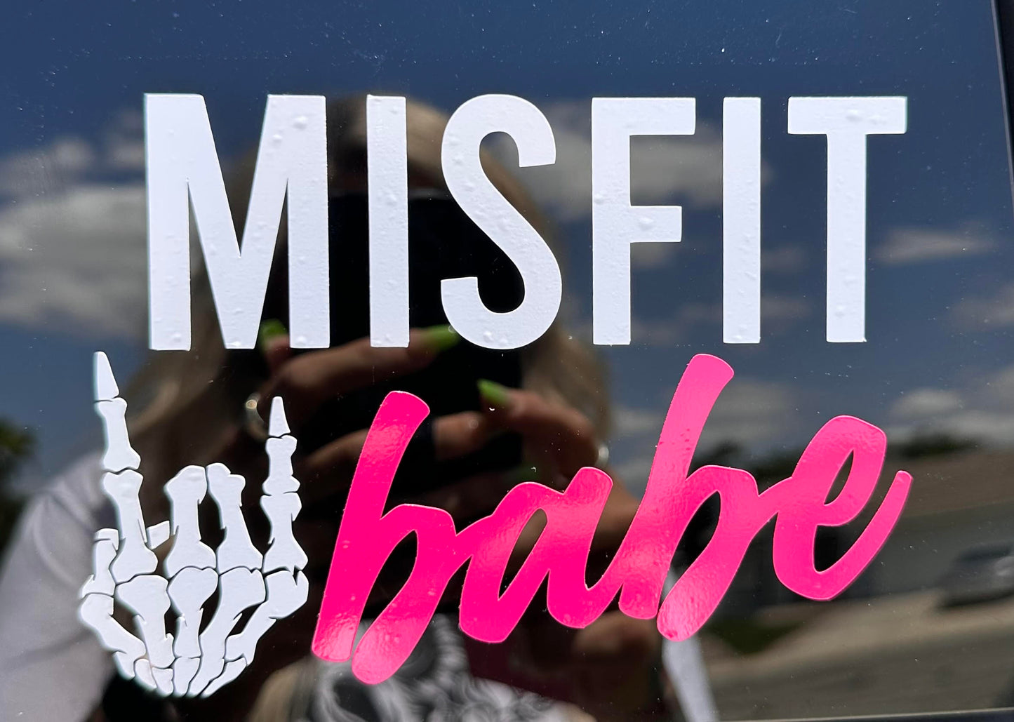 MISFIT BABE LOGO DECAL